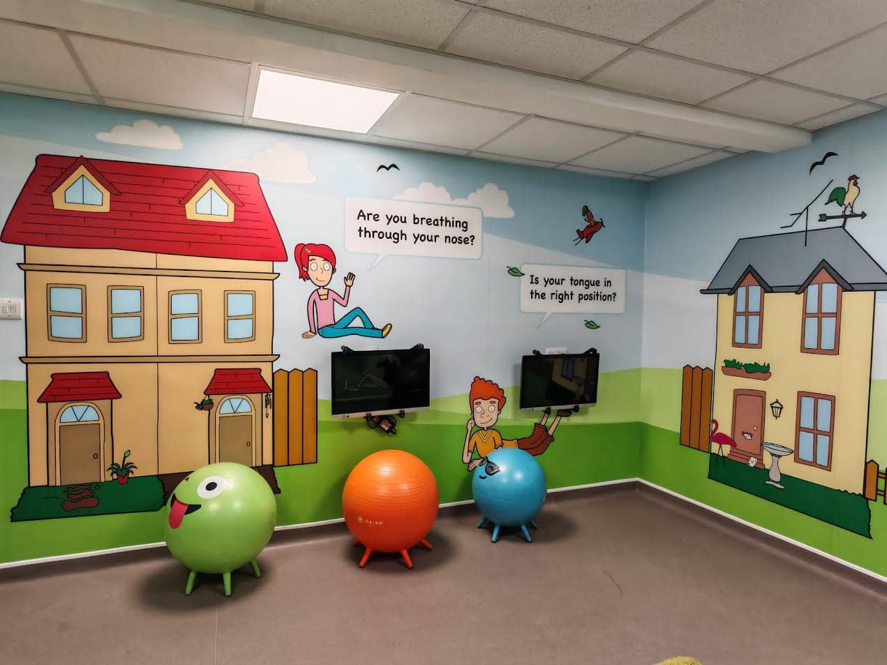 Myobrace treatment room at Optident Dental Clinic in Colchester, designed for early orthodontic consultations and habit correction therapy.